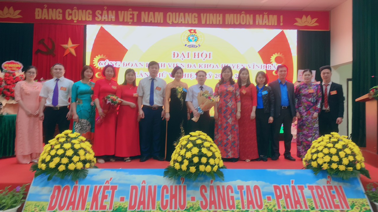 ĐẠI HỘI CÔNG ĐOÀN BỆNH VIỆN ĐA KHOA VĨNH BẢO LẦN THỨ V, NHIỆM KỲ 2023-2028