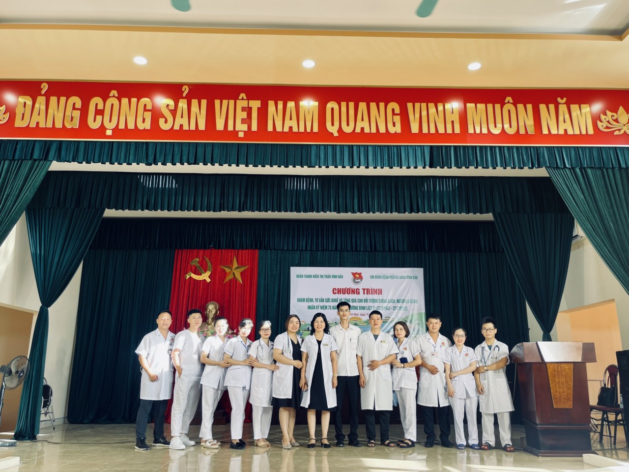 ĐOÀN THANH NIÊN BỆNH VIỆN TỔ CHỨC HOẠT ĐỘNG TRI ÂN NHÂN KỶ NIỆM 75 NĂM NGÀY THƯƠNG BINH LIỆT SỸ(27/7/1947-27/7/2022)